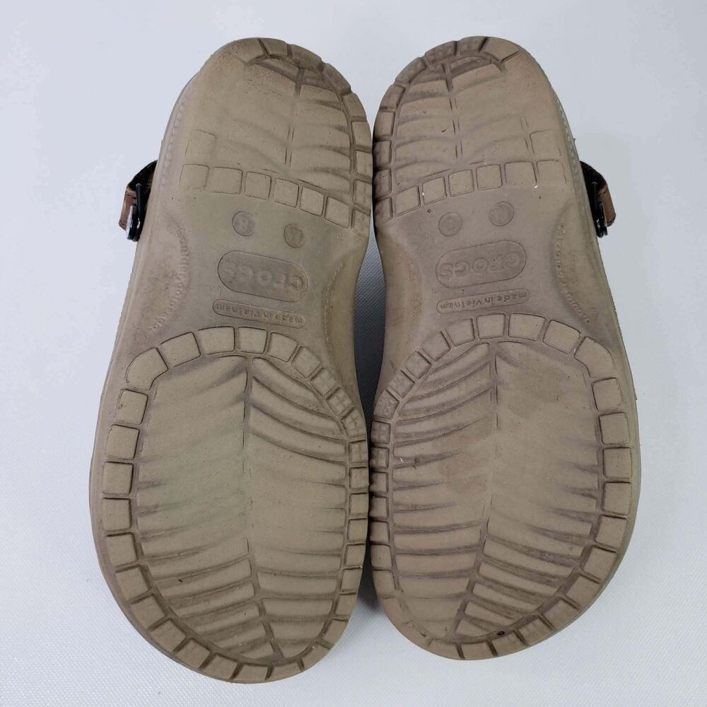 Crocs Men's Yukon Vista II LiteRide Clog Sandal Slip On Brown Men’s Size 8 - Picture 7 of 9
